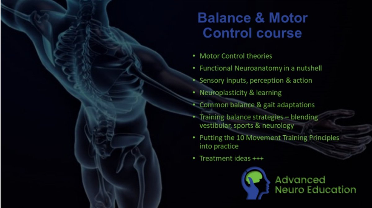 neurophysioPT's tweet photo. Still places available for the Balance and Motor Control course in Sunshine Coast QLD. Aug 19/20. I hope to see you there! 
#BandMC#physio #Balance #gait #vestibular #motorcontrol #perceotion #action #movementtraining
https://t.co/lntJKGyy1a https://t.co/vn6R64STq4