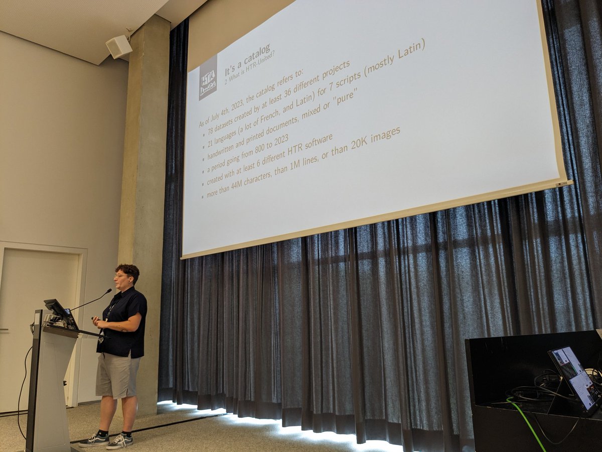 Thibault Clérice (ponteineptique on Ciel Bleu ) (@ponteineptique) on Twitter photo #htr_united data going big. Thanks @Alix_Tz <a href="/InriaParisNLP/">Inria Paris NLP (ALMAnaCH team)</a> #dh2023 #htr_united data going big. Thanks @Alix_Tz <a href="/InriaParisNLP/">Inria Paris NLP (ALMAnaCH team)</a> #dh2023