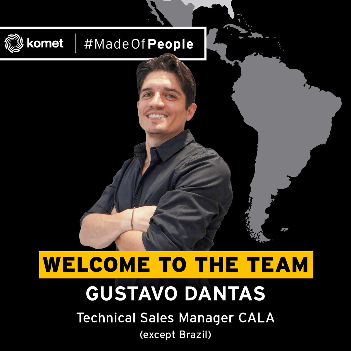 KometIrrigation's tweet photo. We are excited to welcome yet another highly accomplished agronomist to the Komet family: Gustavo Dantas, who joins our growing team of Technical Sales Managers for Latin America and the Caribbean! 🌎

Find out more about our team of experts: https://t.co/CEngARfRK7 https://t.co/uRDsc4vj31