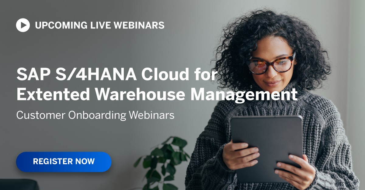 Elevate your business with #SAP #S4HANACloud for Extended Warehouse Management, private edition, extra stack! 🧑‍💻

Register now for our upcoming sessions starting July 6th and start your exciting onboarding journey.

🔎 imsap.co/6012PMOnw

#FirstExperiencesLast