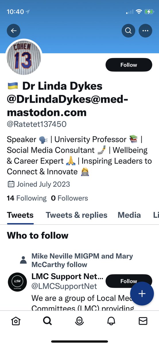 Dr Linda Dykes has moved to Bluesky tweet media