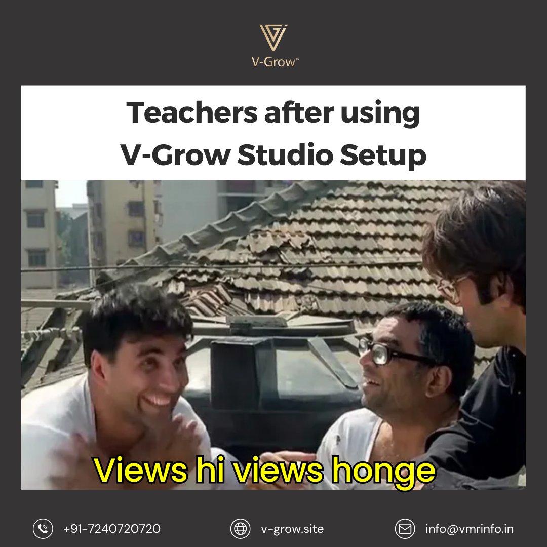 🌱💪 V-Grow lagega toh, Padhne mai mann lagega!
📚🤓 Views hi views honge! 🚀🔥
.
.
.
.
#VGROW #smartclass #smartschools #smartteacher #onlineclass #onlineteaching #onlineteacher #schoolmeme #edtech #smartcampus