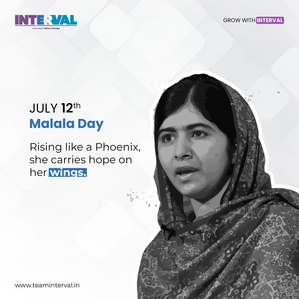 IntervalTeam's tweet photo. In the hands of a dedicated teacher, a pen becomes a catalyst for change, and a child becomes the embodiment of limitless possibilities.

Thank you for letting out this truth to the world Malala 📖
.
@IntervalTeam 
.
#malalayousafzai #malaladay #education #educationmatters https://t.co/bKPKFRi71m