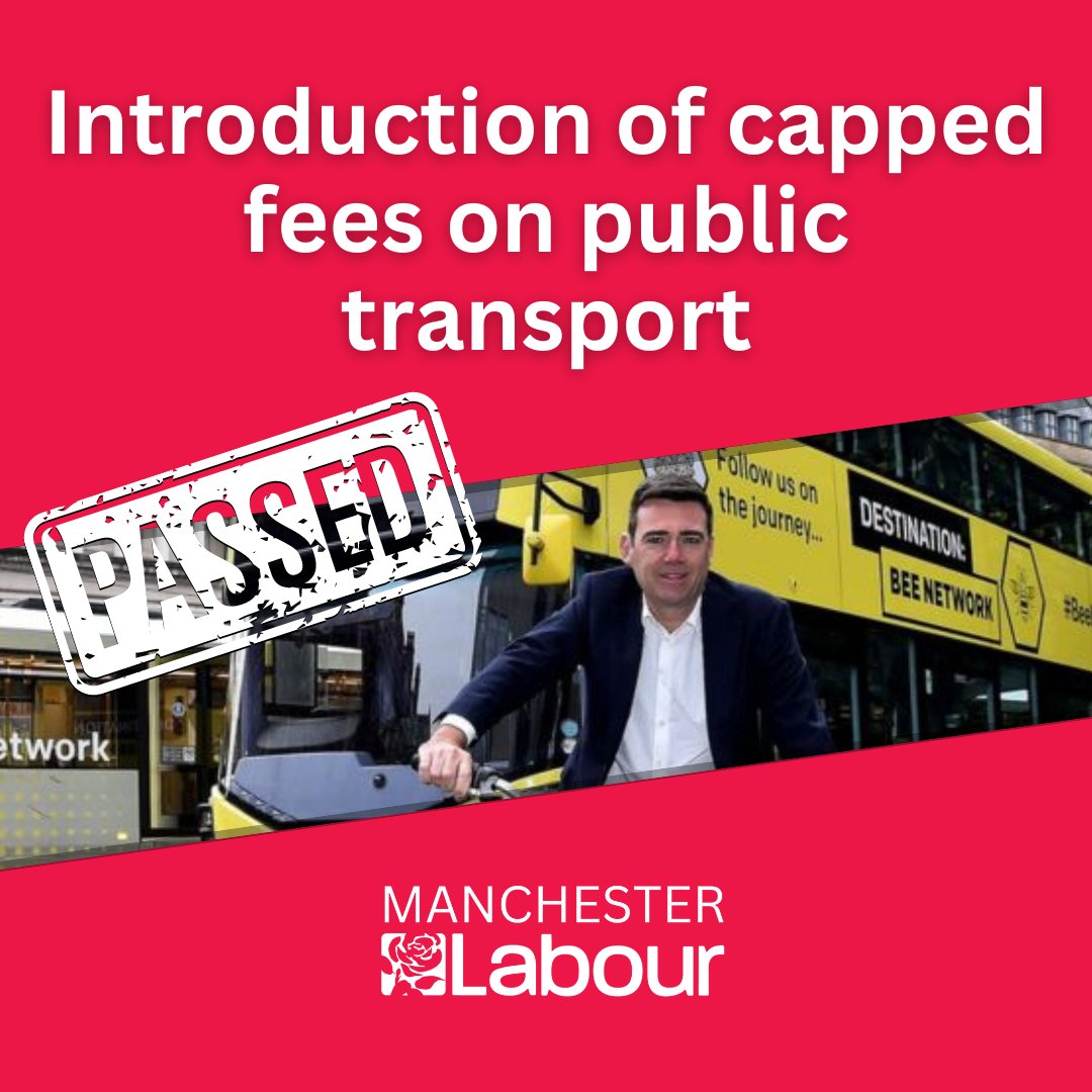 McrLabour's tweet image. The motion has now passed! Read the full motion here 👉 democracy.manchester.gov.uk/ieListDocument…