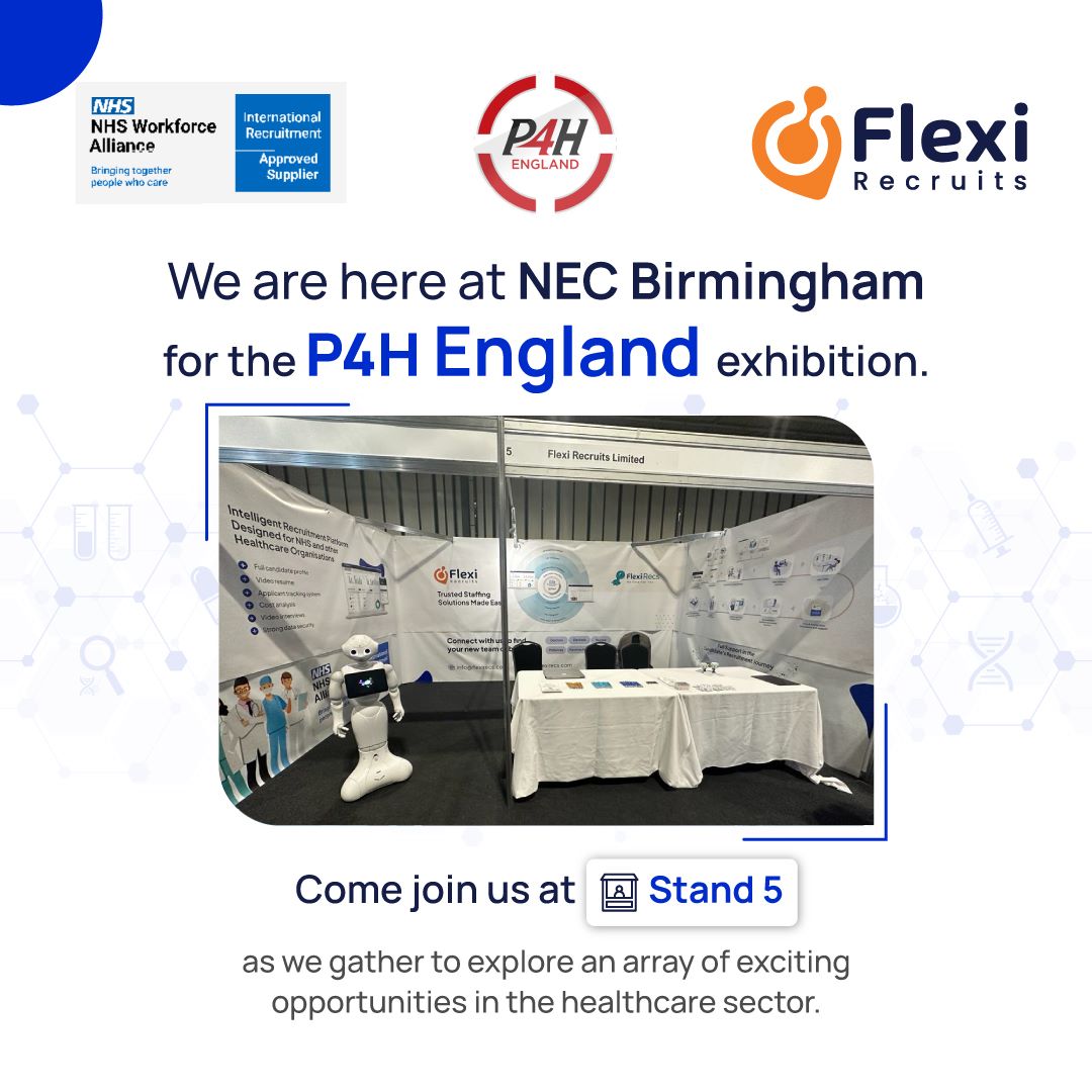 flexi_recruits's tweet image. Join us at stand 5 in NEC Birmingham for the P4H exhibition and explore exciting opportunities in the healthcare sector
.
.
.
.
#FlexiRecruits #flexirecs #healthcare #healthcarerecruitment #healthcarerecruitmentagency #P4H #p4hengland #necbirmingham