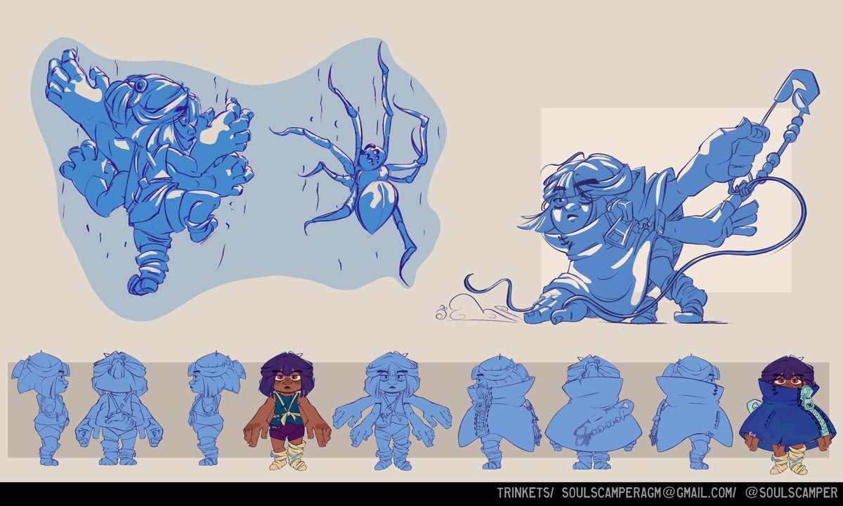 SoulScamper's tweet photo. #PortfolioDay Hi! I’m Soul! I’m an animator and concept artist currently looking for a job as a character designer! https://t.co/CWGW2iutA8