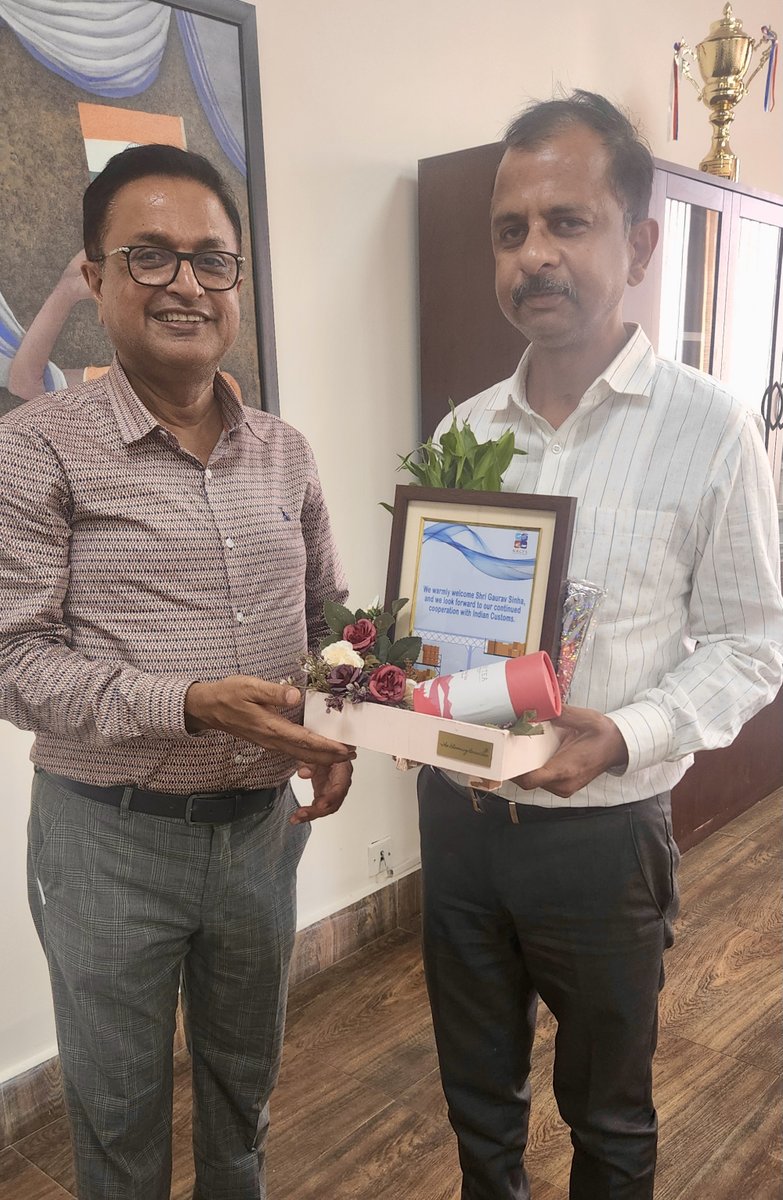 A warm welcome to Shri Gaurav Sinha, Commissioner- <a href="/kolkata_customs/">Kolkata Customs</a> (Preventive). We are excited to work under your dynamic leadership!

<a href="/cbic_india/">CBIC</a> #IndianLogistics #LogisticsIndia