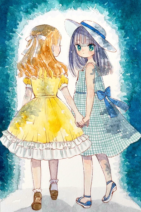 真夏のくに  #イラスト #illustration