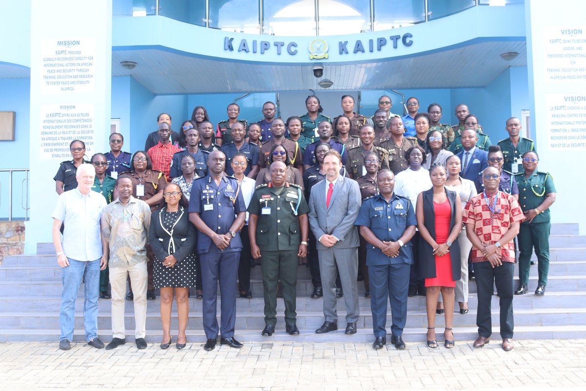 New Child Protection Pilot Course at KAIPTC! It will empower participants in safeguarding children. The course is sponsored by Germany. I was honoured to participate in the course launch on Monday July 10. #KAIPTC #ChildProtection #GermanySponsorship