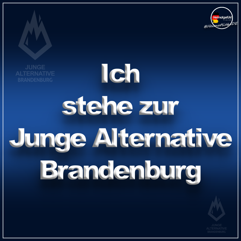 HeimatliebeDE's tweet photo. Volle Solidarität mit der Junge Alternative Brandenburg! https://t.co/rbxypJgrZ2