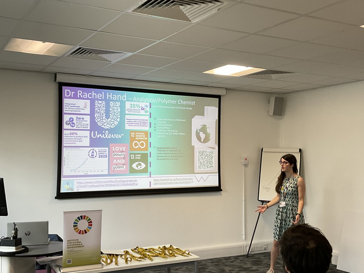 . <a href="/IGSD_UoW/">Institute for Global Sustainable Development</a> hears from Rachel Hand about the new STEM GC new course masters programme decarbonation and the excellent collaborations we are starting warwick.ac.uk/fac/sci/chemis…