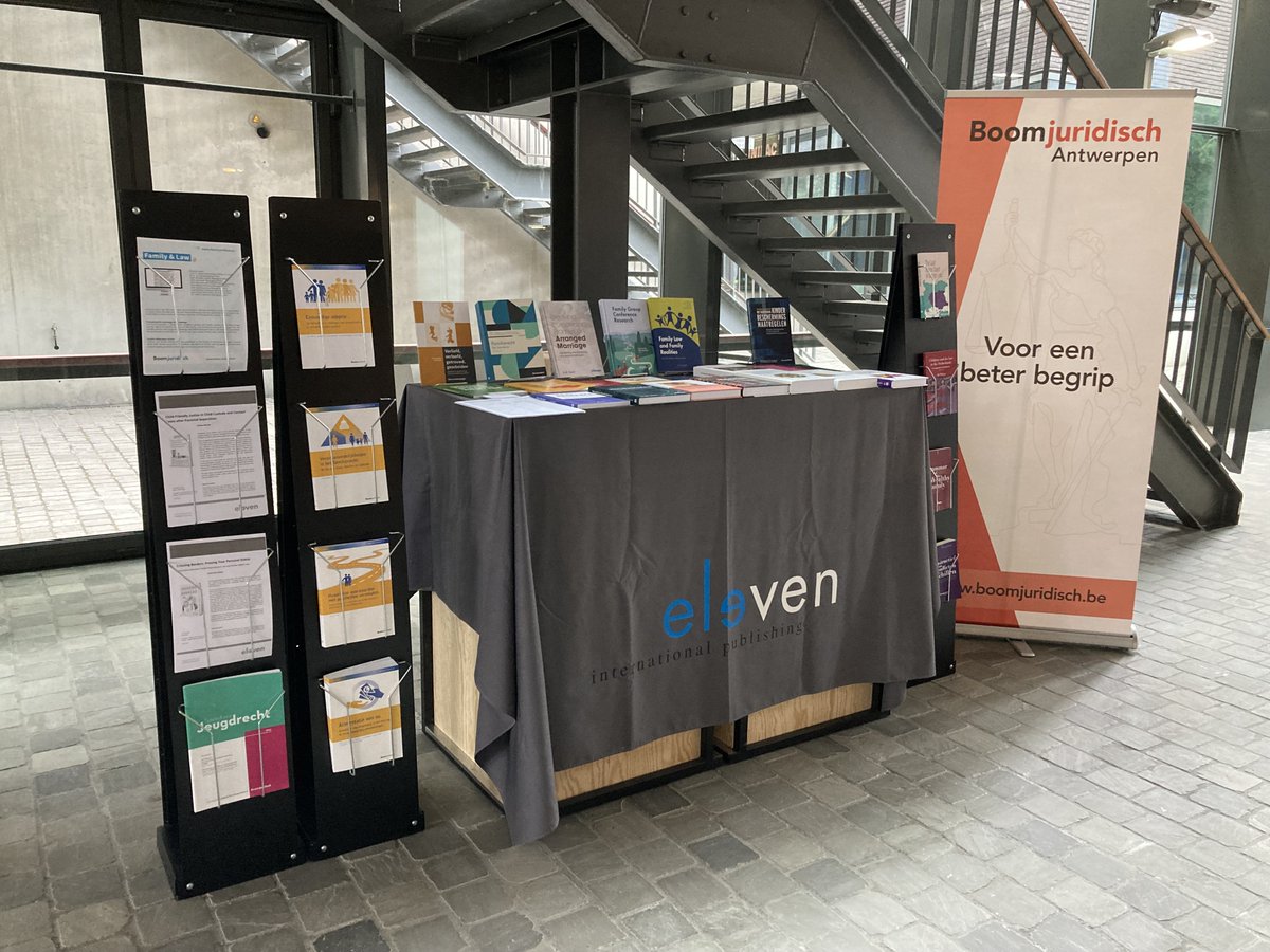 From 12-15 July 2023, the 18th (Golden Jubilee) World Conference of the #ISFL takes place in Antwerp, Belgium under the titel 'Rethinking Law’s Families &amp; Family Law?'. We are present to showcase a selection of our books. #family #law #familylaw #conference