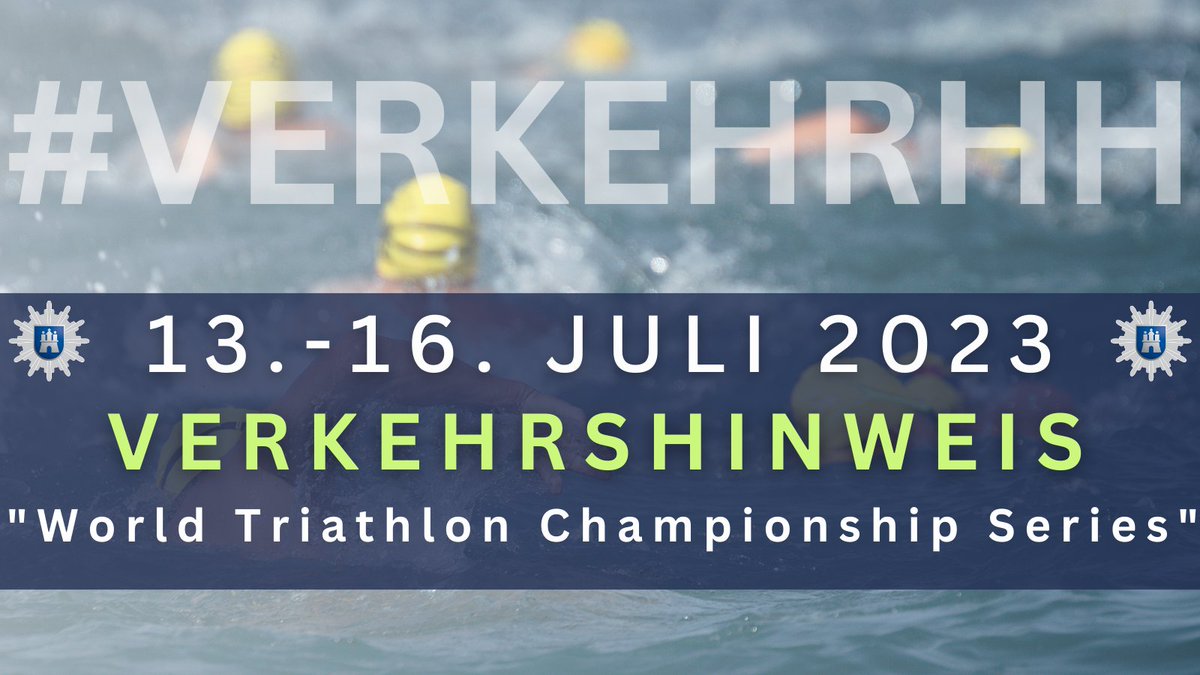 In den kommenden Tagen gastiert zum 21. Mal die "World Triathlon Championship Series" in unserer Stadt. Daher ist bereits ab morgen, den 13., bis Sonntag, den 16.07., mit Sperrungen &amp; den entsprechenden Verkehrsbeeinträchtigungen zu rechnen.
Nähere Infos: presseportal.de/blaulicht/pm/6…