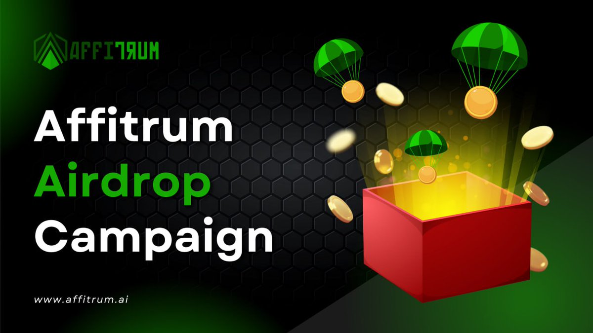 🚨 Airdrop: AFFITRUM (AFFI)
🔥 Reward: $15 worth of AFFI
📊 Market: Camelot Exchange 
🏆 Winners: For all valid users
📅 End Date: 12th August 2023
🚀 Distribution: Immediately 

ℹ️ Airdrop Link: affitrum.ai/app