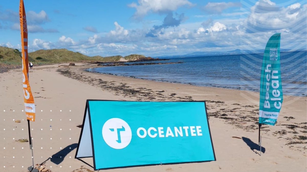 We’re at the @dpworldtour @scottishopen for our seashore safari including a beach clean & marine education session We’re joined by @mcs_uk, @SeabirdCentre, @sgfgolf & @golfsixes & will report back on pollution levels compared to 2022 #oceantee #thisisgolf #sustainabilityseries
