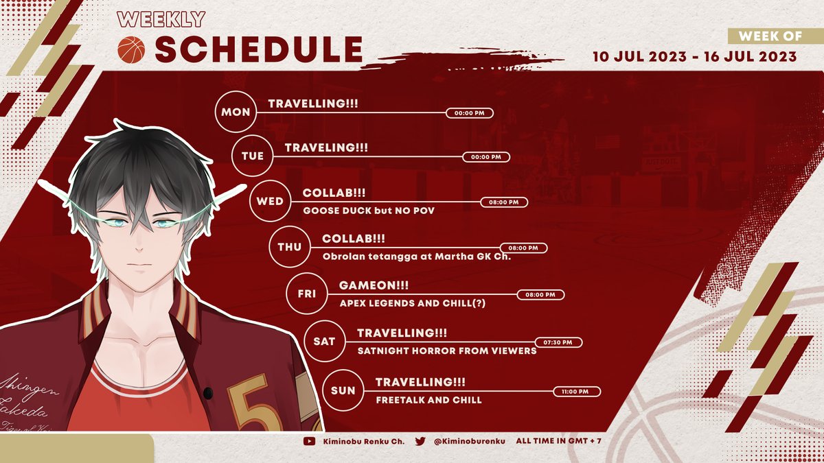 Ignazrenku's tweet photo. 【WEEKLY SCHEDULE】  
Hello guys, weekly skejul here.  Di malam minggu akan bacain Satnight Horror Story dari viewer. Jadi mohon bantuannya🙏.
Form: https://t.co/wmjNSYjcAc

× General : #rendunk
× Live tag : #renstarto
× Art tag : #3pointart
× Meme : #kimeme
× Fan Name : #whooper https://t.co/B2QGSlECSs