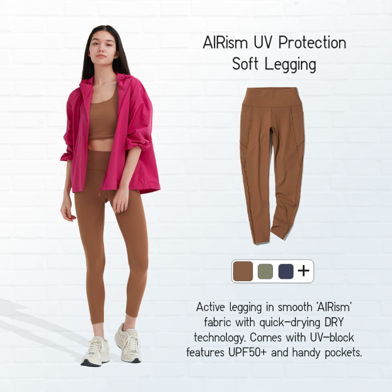 uniqloindonesia's tweet photo. Feel the infinity seamless legging, the softness of AIRism T-Shirt, and comfortable Built-in Bra, designed for every woman out there!β¨
Lebih nyaman beraktifitas dengan outfit yang dirancang khusus untuk Wanita yang aktif.
#ActiveYourWay
#UniqloIndonesia
#UniqloLifeWear