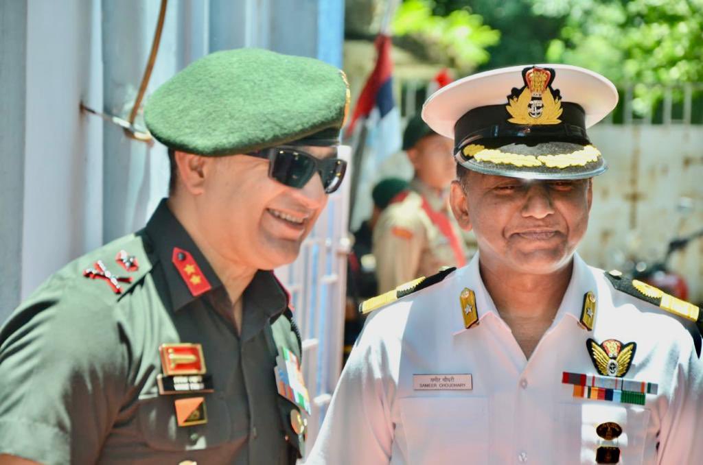 nccwbskm's tweet photo. Maj Gen Vivek Tyagi, ADG West Bengal &amp; Sikkim Dte, visited NCC Group HQ Kolkata-C and interacted with officers, PI staff and GCI of  various units. The ADG exhorted all ranks to strive for all round excellence towards shaping the youth. @HQ_DG_NCC @gpsingh3para  @ProDefKolkata https://t.co/ElJX1VSQ56