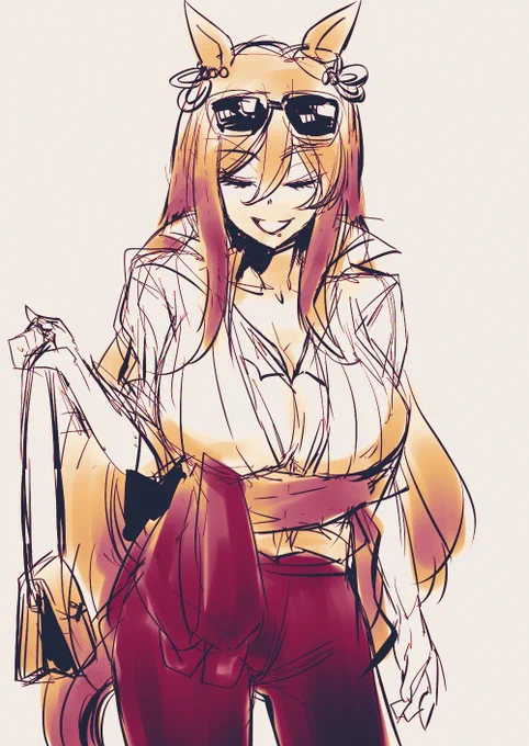 【再掲】パールさん美女に描きてぇんだけど難しいよね・・