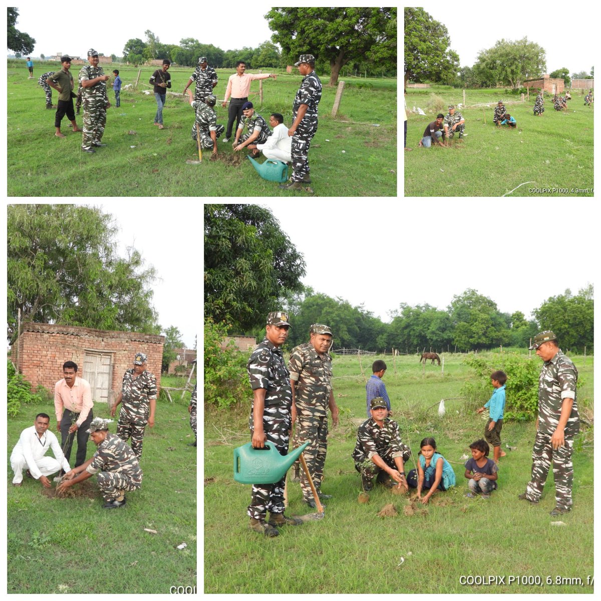 Plantation Drive:-
"Together We Can Create a Beautiful World 🌍".. 
<a href="/CentreCrpf/">Group Centre CRPF Allahabad</a> @239BNCRPF <a href="/GcAmethi/">GC CRPF AMETHI</a> .. <a href="/crpfindia/">🇮🇳CRPF🇮🇳</a> <a href="/PIBHomeAffairs/">PIB - Ministry of Home Affairs</a>