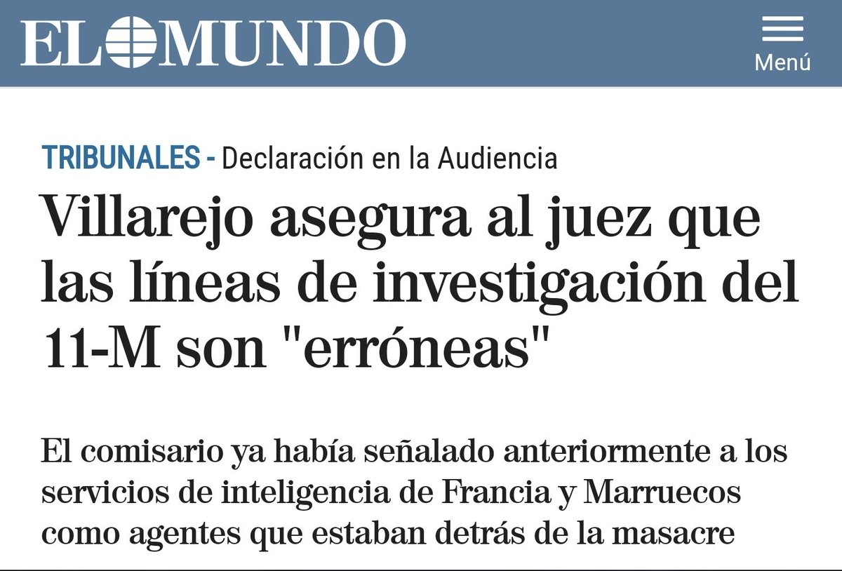 notasintel's tweet photo. #Maskirovka a la española

Villarejo dice una verdad 

*He sido un agente de inteligencia*

Pero oculta otra

*Sigo ejerciendo esa función*

Así que gran parte de lo que revela forma parte del mismo teatro operativo aunque ahora parezca más creíble por *tirar de la manta* https://t.co/Sg7C72nLQ8
