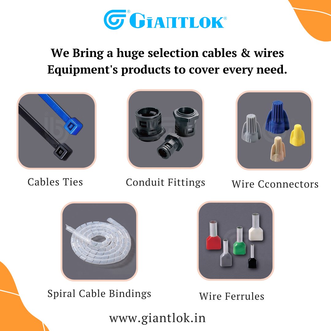 We Bring a huge selection cables & wires Equipment's products to cover every need.

#CablesAndWires #EquipmentNeeds #ElectricalSupplies #CableSolutions #WireAccessories #PowerConnectors #NetworkingCables #DataTransmission #IndustrialWiring #HomeImprovement #Electronics