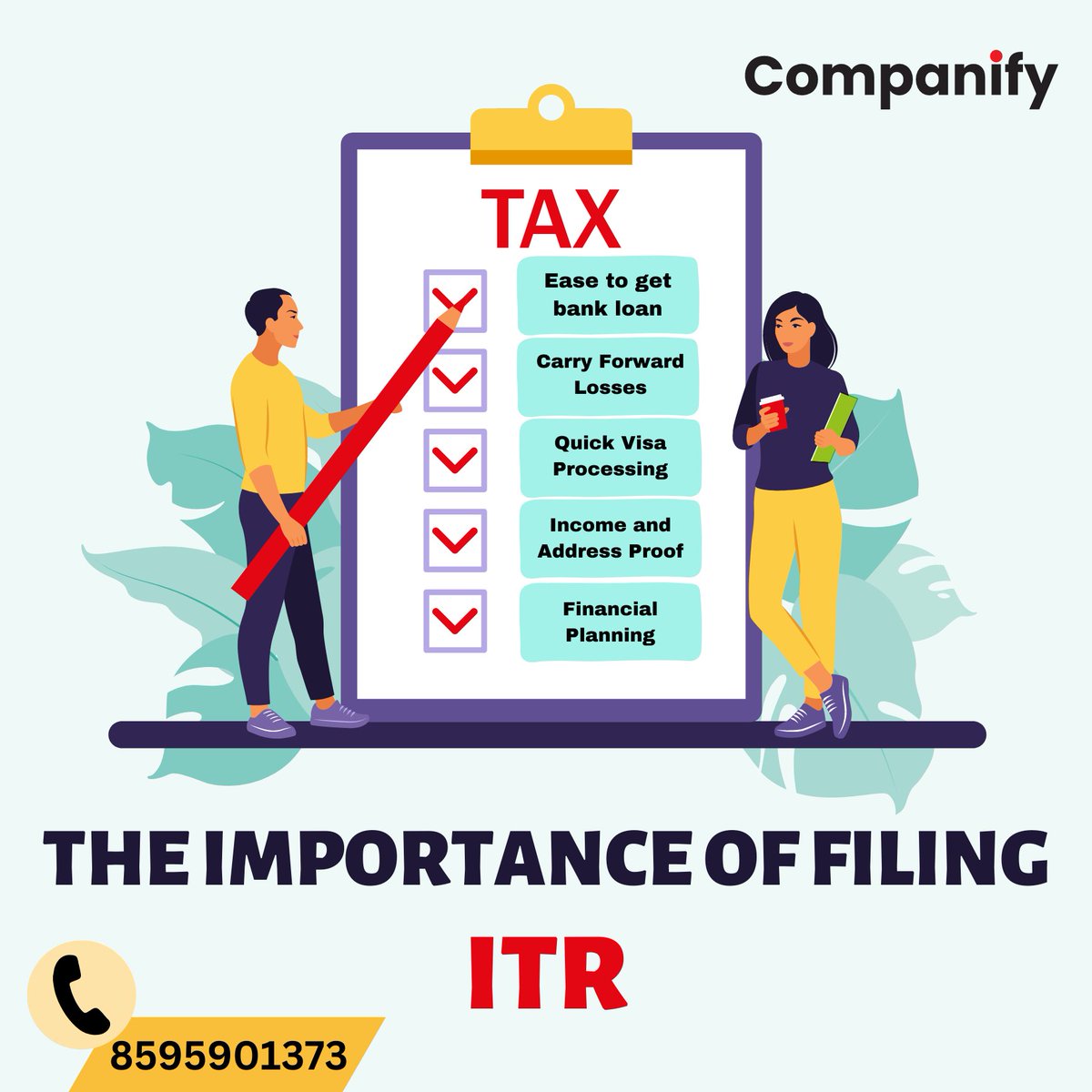 companify's tweet photo. he Importance Of Filing ITR

#companify #tax #incometax #tax #taxes #taxseason #business #gst #accounting #finance #accountant #taxpreparer #taxrefund #taxprofessional https://t.co/mng0o8HPUr