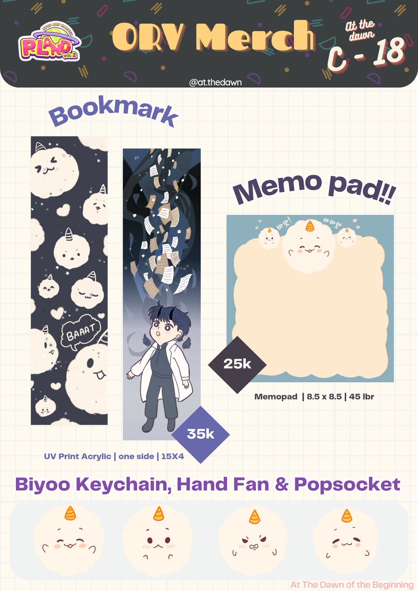 haeyanaza's tweet image. 🌺Post P-Land Pre Order🌺

Haloo semuanyaa, aku buka post preorder buat barang-barang yang aku jual di event P-Land Art Market kemaren ^^
Kalau berminat bisa langsung isi form dibawah ini yaa, terima kasih &amp;lt;3
forms.gle/tRoSXfbdGY8FRt…

PO Period : 12 Juli - 20 Juli 2023
#PLANDVol2