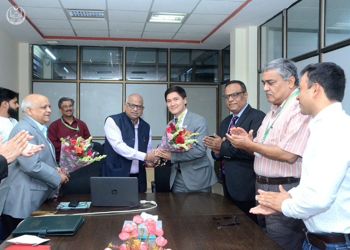 jamia_hamdard's tweet photo. JH signed a Memorandum of Understanding (MoU) with Ala-Too International University, Bishkek, Kyrgyz Republic.
#mou #jamiahamdard #alatoo https://t.co/qJO3yLXfOU