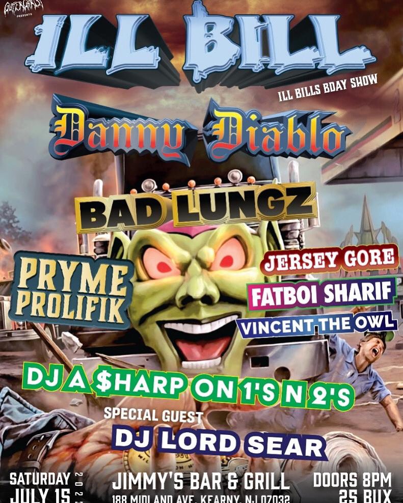 DannyDiablo's tweet photo. THIS SATURDAY IN NEW JERSEY!!!
I AM OPENING UP 4 ILL BILL PLUS A DOPE ASS LINE UP!!! @ILLB1LL
#dannydiablo #illbill #nyhc #hiphop #etrainrecords @PISSMOBB201 @ToneSlippz @TheDRP1 @vincenttheowl @lordsear @ASharp79 @PrymeProlifik @fatboyprospect https://t.co/FsyePp8R25