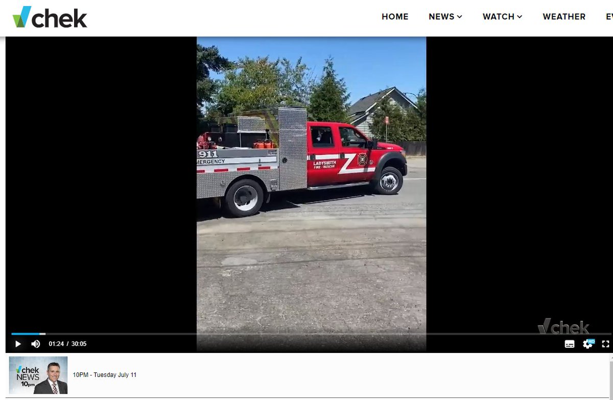 Your #Ladysmith #Firefighters made <a href="/CHEK_News/">CHEK News</a> as they headed out to #Burnslake to assist. We understand they are working hard and doing their part. Make us proud crew, and stay safe!

ow.ly/pKsx50P9acb

#FireSmart #fireprevention #firerescue #firstresponders