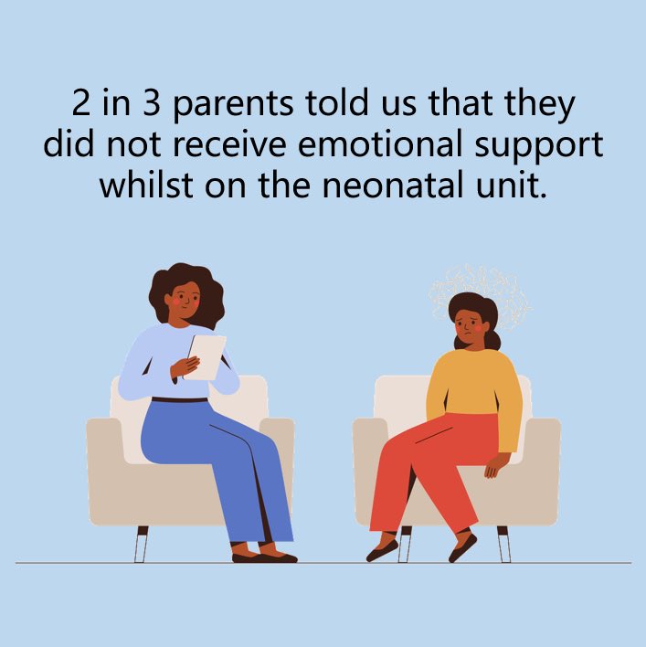 We want to ensure that every parent is actively offered support at every stage of their neonatal journey and that this support feels accessible to all. 🫶🏼

#neotwitter #nicu #nicumum #nicudad #nicuparent