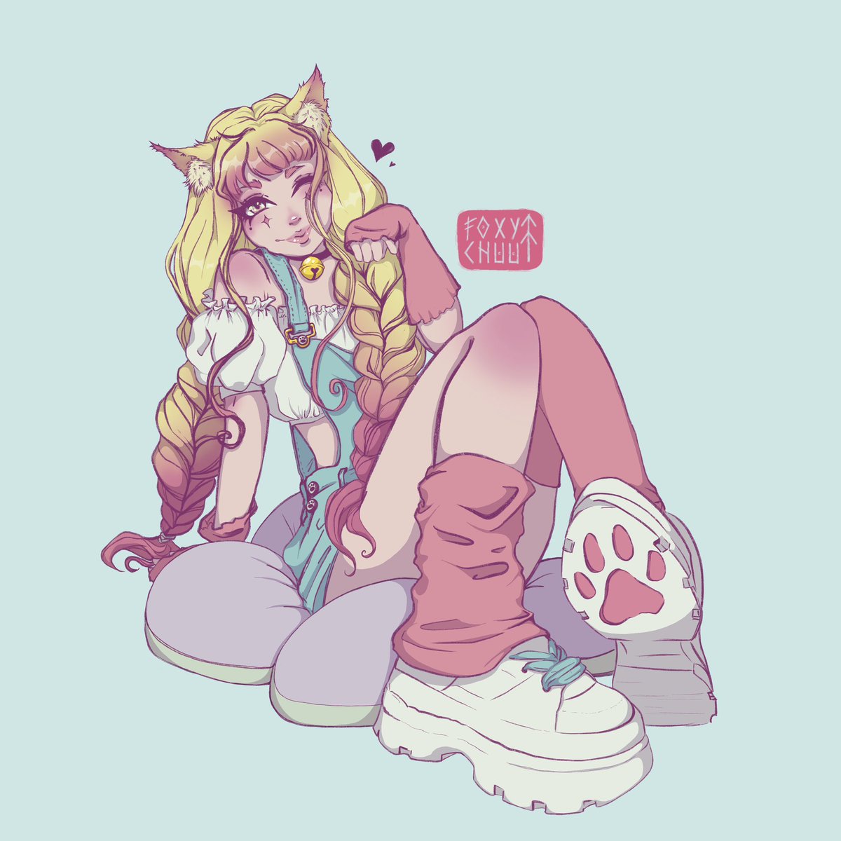 katcoonart's tweet photo. Hey~ I’’m Katie and I draw soft cute girlies #PortfolioDay2023 #PortfolioDay https://t.co/0BlW4parIi