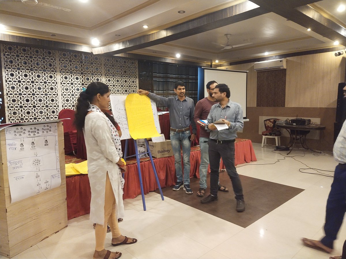 Usrlm_Haridwar's tweet photo. business/development plans  given by all teams towards to all participants regarding producer enterprises/Producer company . district thematic expert Suraj Kumar with his team. https://t.co/b5M0cWW9lF