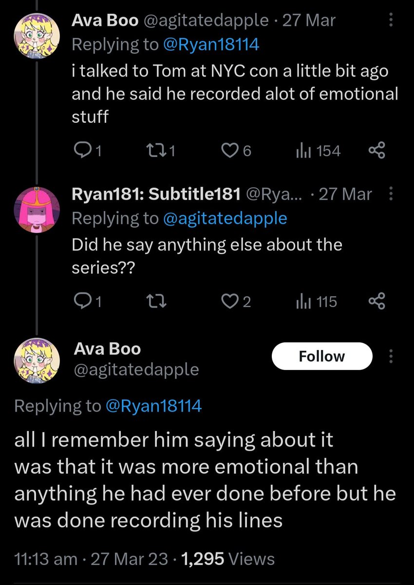 According to <a href="/agitatedapple/">Ava Boo🎈</a>, The legendary Tom Kenny says the upcoming Fionna and Cake #AdventureTime spinoff is the most emotional thing he has ever recorded.

I'm not ready