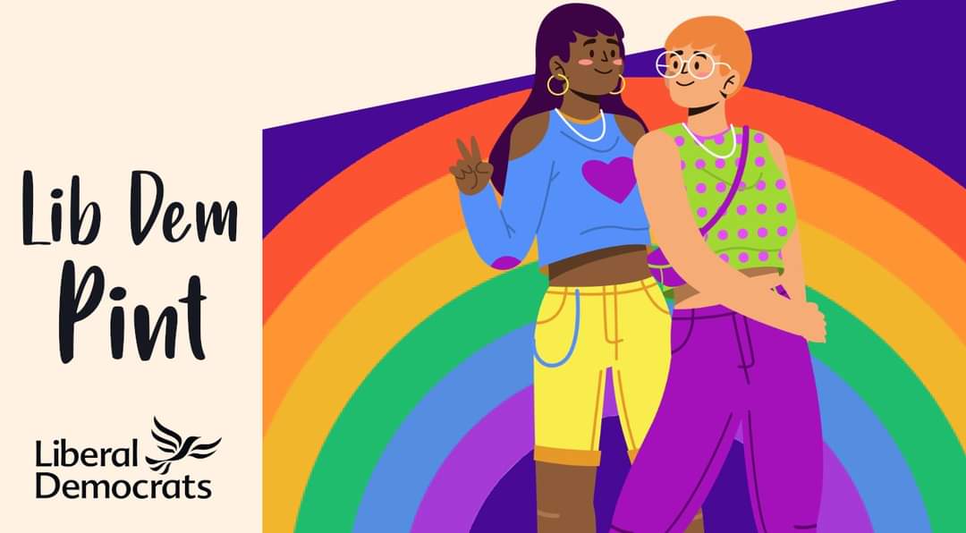 LibDemPintEB's tweet image. Come join us in The Rainbow in #Eastbourne tomorrow (Thursday 13th) for a #LibDemPint from 7:30pm.

All welcome. Be yourself. Bring your friends and your politics.