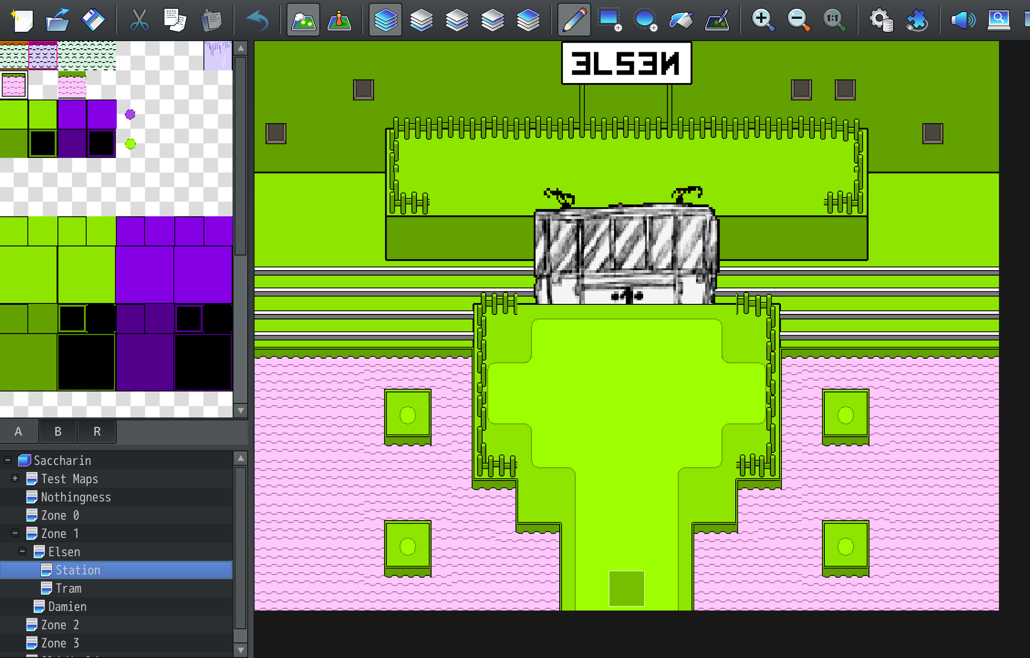 Saccharin Fangame on Twitter "SACCHARIN DEV LOG 3 Revisions are slow