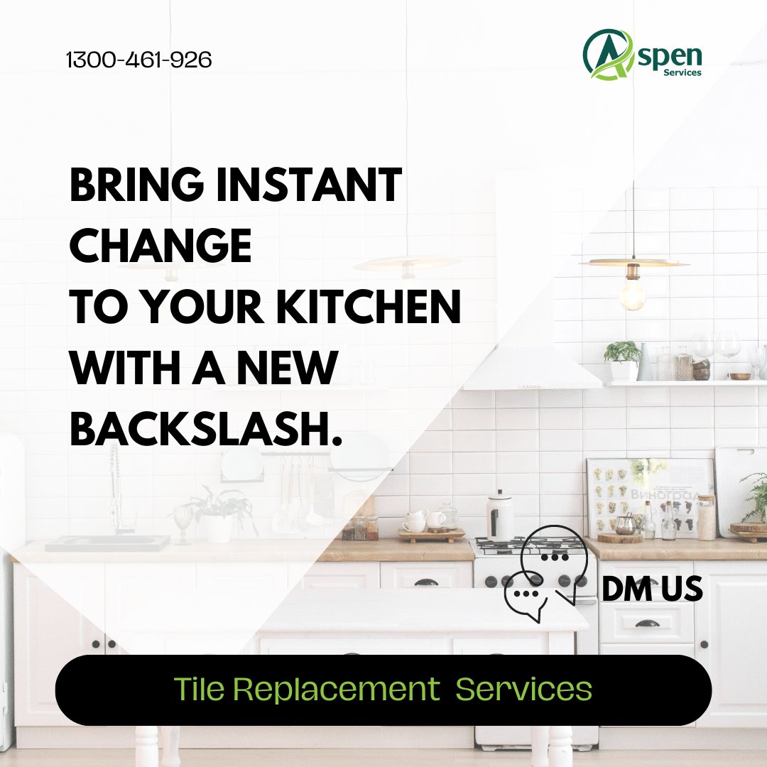 Aspen_Service's tweet photo. If you are looking for a fresh look in your kitchen, changing the backsplash tiles would do the trick.
Contact us via DM to get a free quote for any Tile Replacement work in your home.
#tiles #TileRemoval #tilereplacement #kitchen #kitchenbacksplash #backsplash #walltiles https://t.co/P0QAVFOR8f
