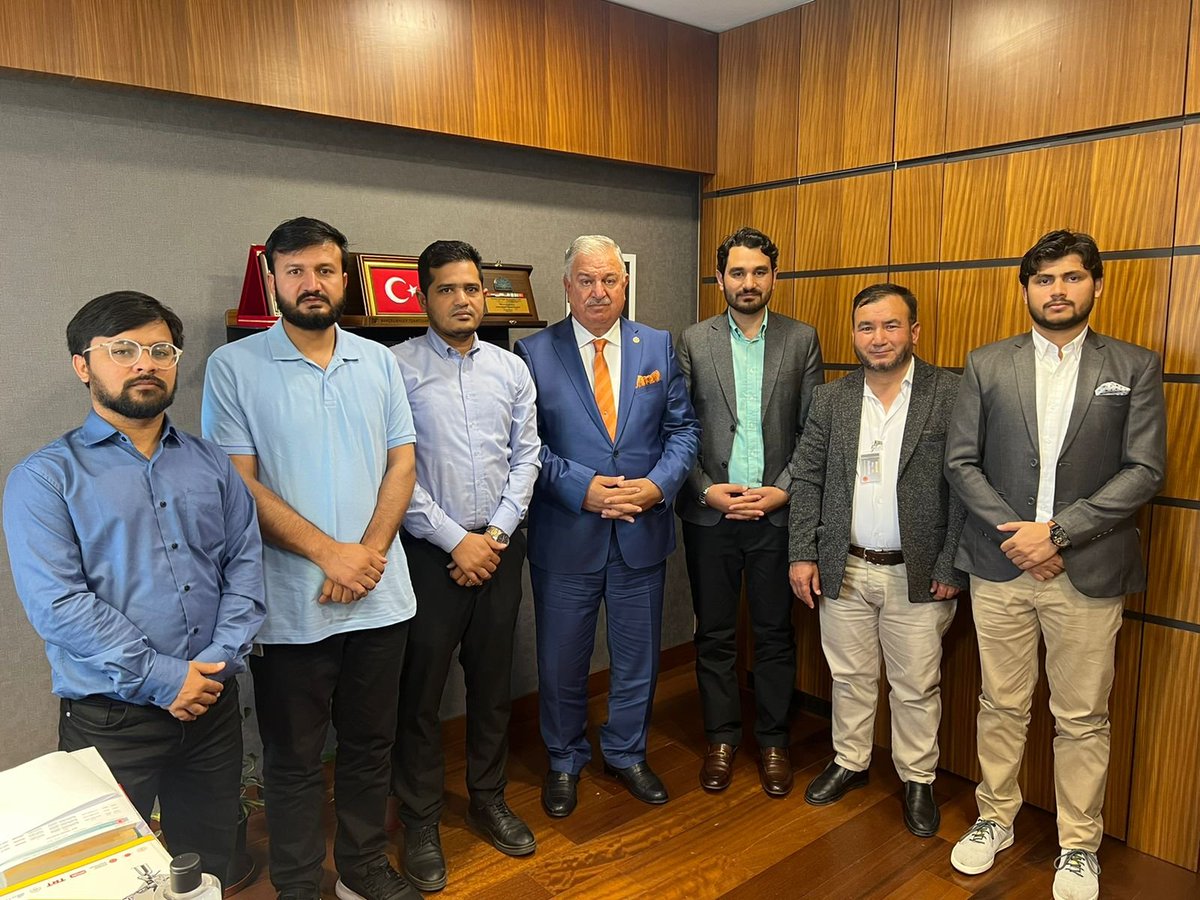 JamiatPK's tweet photo. On the invitation of the MP &amp; Vice President of Yeniden Refah Partisi Türkiye, Prof Dr. @DoganBekin , @PresidentIJT ,along with his delegation, visited the Grand National Parliament of 🇹🇷, while discussing several matters of mutual interest with him. https://t.co/Qjgz8HhqOO