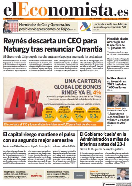 Servimedia's tweet photo. 👥 El #Gobierno 'cuela' en la Administración a miles de interinos antes del #23J
💶 Inversión récord de #Inditex: 1.600 millones en 2023
🔜La retirada de #Orrantia reabre el futuro de #Naturgy
🗞️Temas económicos de hoy https://t.co/AXwqun0q5k