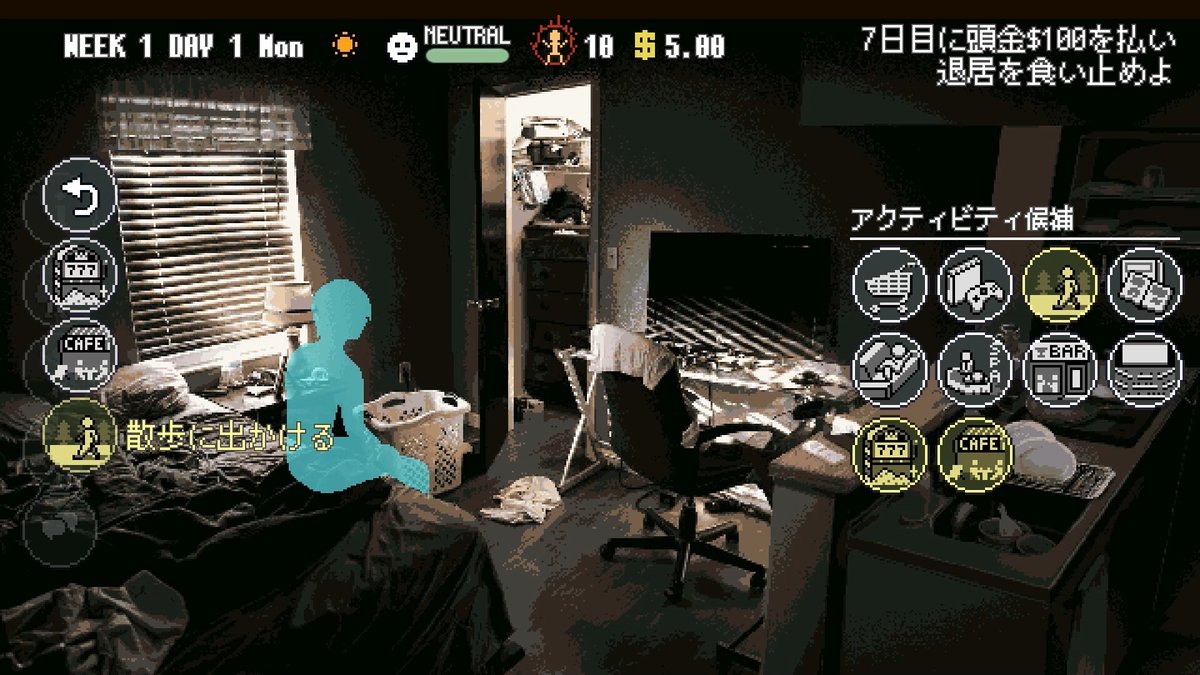 Indie_FreaksJP's tweet photo. 【日本語対応】ビル清掃をしながら不確かな夢を追う、ローグライトアクション

ワイヤーと壁移動を使い分けながら、制限時間内に多くの汚れを落とそう
資金を貯め、装備とスキルを強化しながら労働に勤しみ、二か月後の進路を見つけ出すのだ
#IFPick

『SKY THE SCRAPER』
https://t.co/PqhYMxlmQH https://t.co/sz1wuNA824