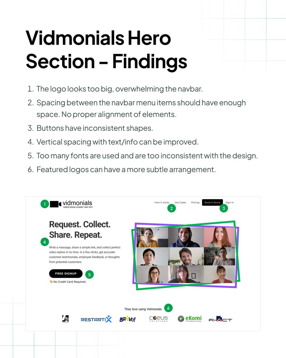 nekticdesign's tweet photo. We recently conducted a #UIrefactoring for @Vidmonials_ . Let us know what you think. #designservices #nektic #uiux https://t.co/2vXmT8EeA0