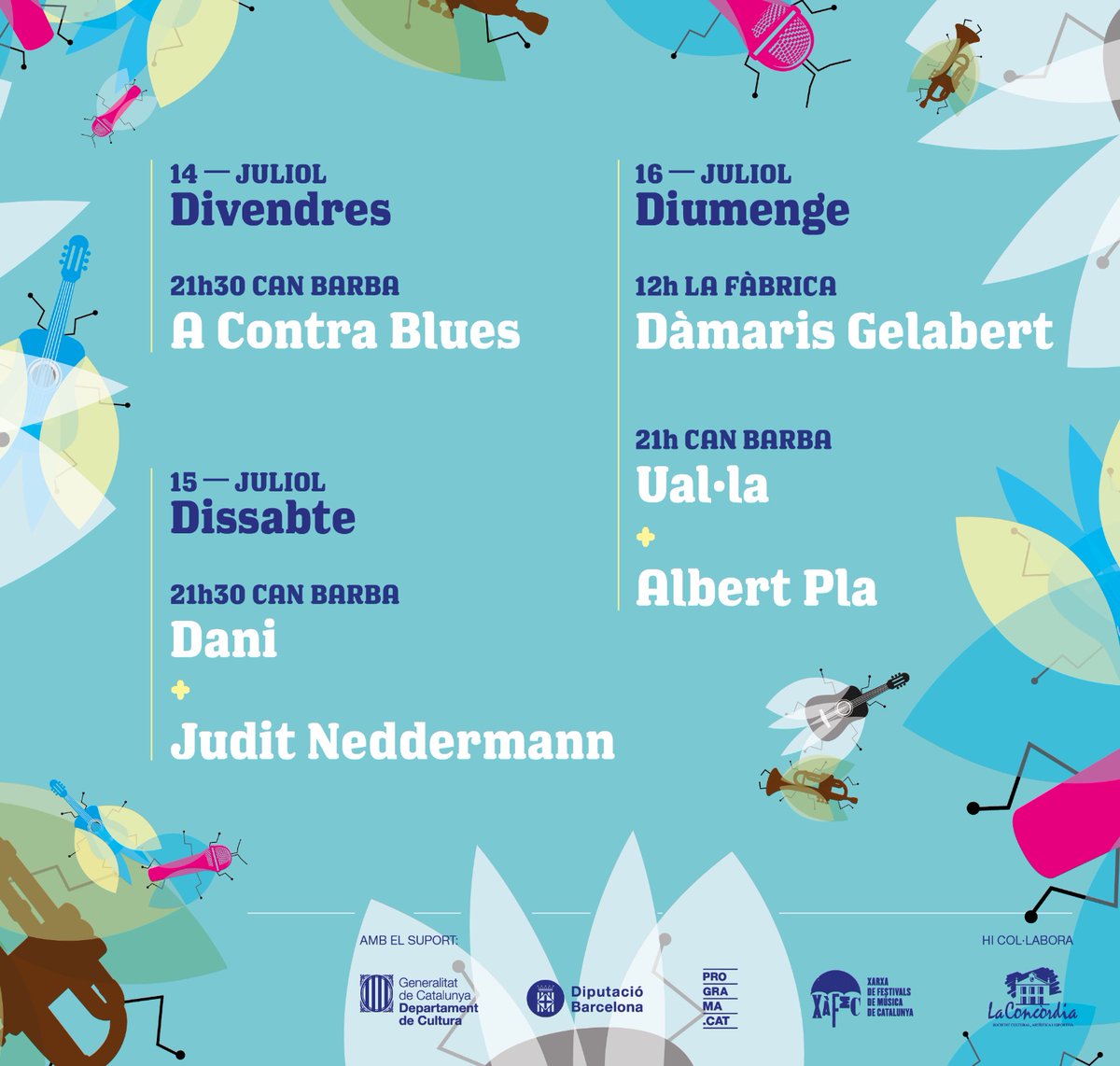 ajcabrils's tweet photo. Bon dia #Cabrils!  El @MUSICABfestival és a tocar!

🎟️ Aconseguiu la vostra entrada a  https://t.co/s45dTBIhB0

#MUSICABfestival #MUSICAB https://t.co/dy5nRAAoYI