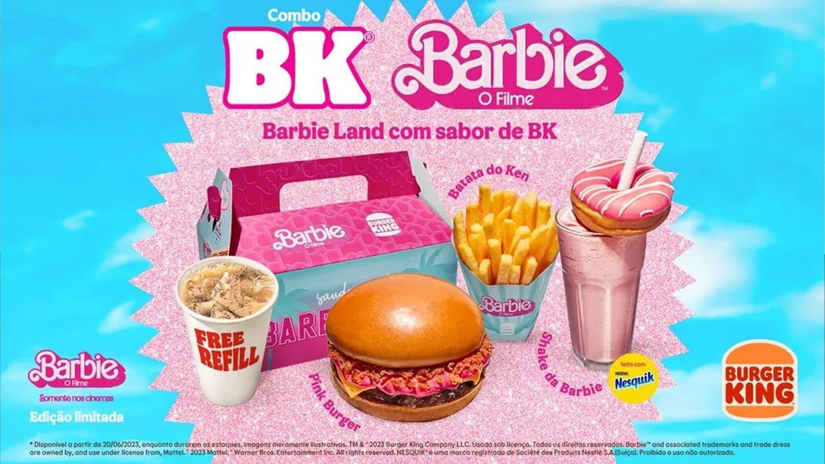 barbie_context's tweet photo. Burger King Brasil sacó un combo Barbie https://t.co/nldES8YreL