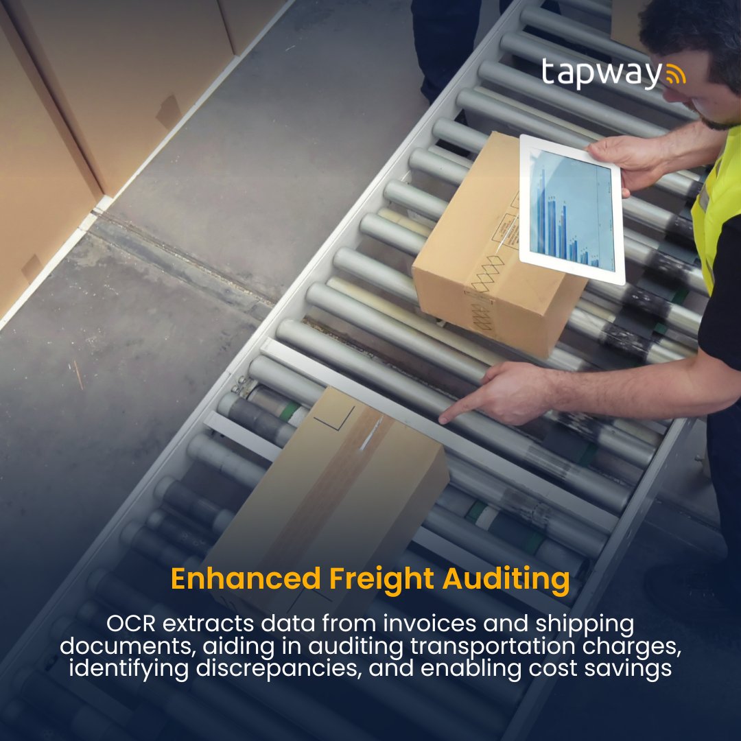 TapwaySolutions's tweet photo. Seeking a solution that could save you time and costs in logistics? With the help of Tapway VisionTrack, you can now streamline your operations and reduce expenses.
Understand more about our VisionTrack solution now! https://t.co/6QuOC5et6Y
#Tapway #VisionTrack #OCR #Logistic https://t.co/R6OwNbevAd