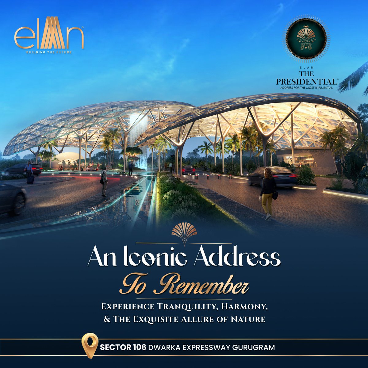 Elanlimited's tweet photo. Luxurious Haven Amidst Nature's Spell: Find Harmony, Serenity, and Captivating Beauty at Elan The Presidential.
#ElanGroup #ElanPresidential #Sector106 #ThePresidential #DwarkaExpressway #luxurywithelan #liveatelan #Gurguram #RealEstate #Luxury #Lifestyle #luxurylifestyle https://t.co/8ICsXGE6B5