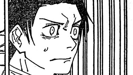 vantaeprod's tweet photo. the funniest part about gojo vs sukuna is yuuta , i love his reactions 😭😭 #jjk229 #jjkspoilers https://t.co/MRbFPPxuBZ