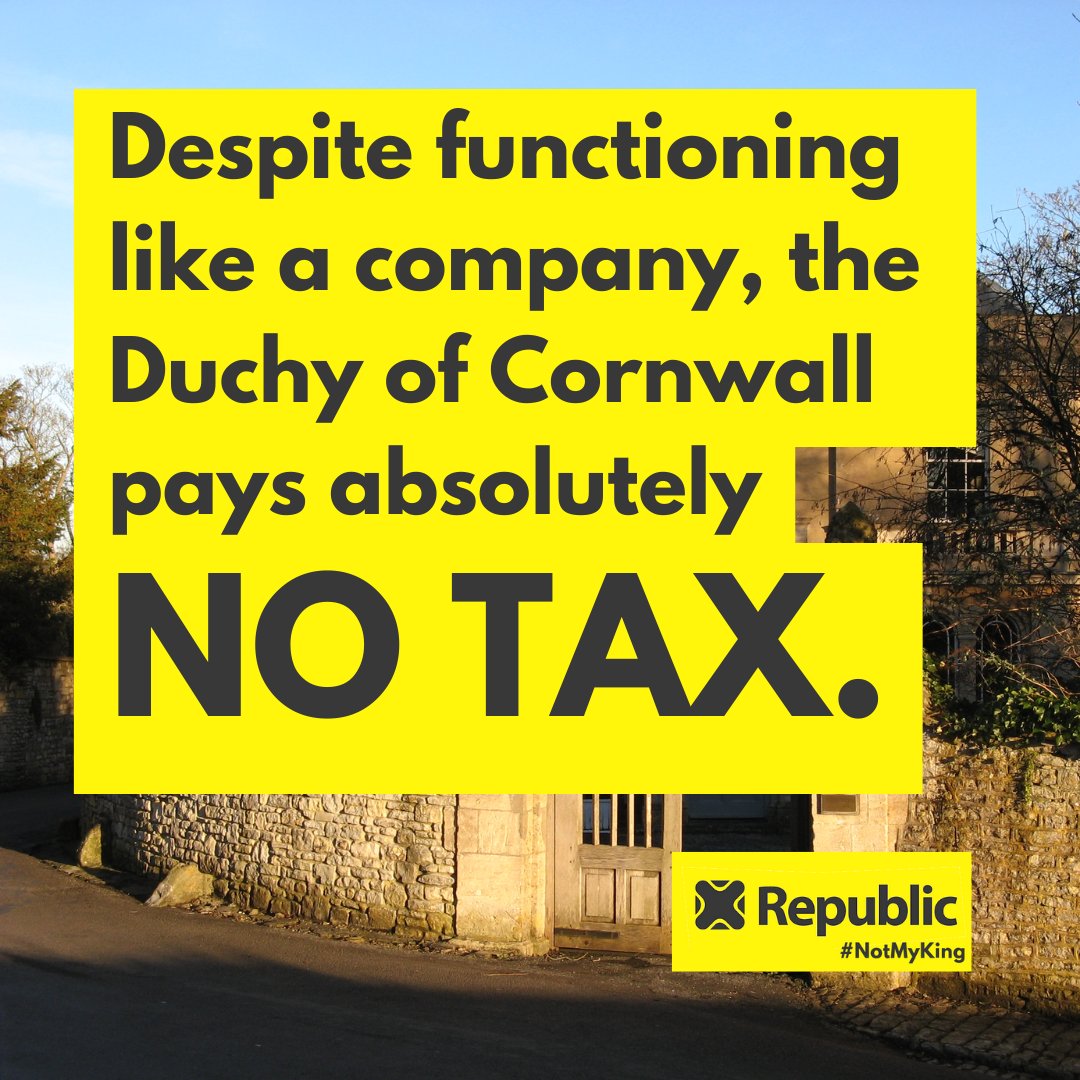 RepublicStaff's tweet image. Another example of tax-dodging Royals. #NotMyKing #AbolishTheMonarchy