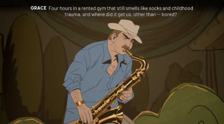 Love that Stray Gods has deeply considered accessibility. They did the <a href="/FamilyGamingDB/">Family Gaming Database</a> accessibility questionnaire, which led directly to them doubling the largest size of their subtitles. Any other devs... would love to cover your game in our database. taminggaming.com/accessibility/…