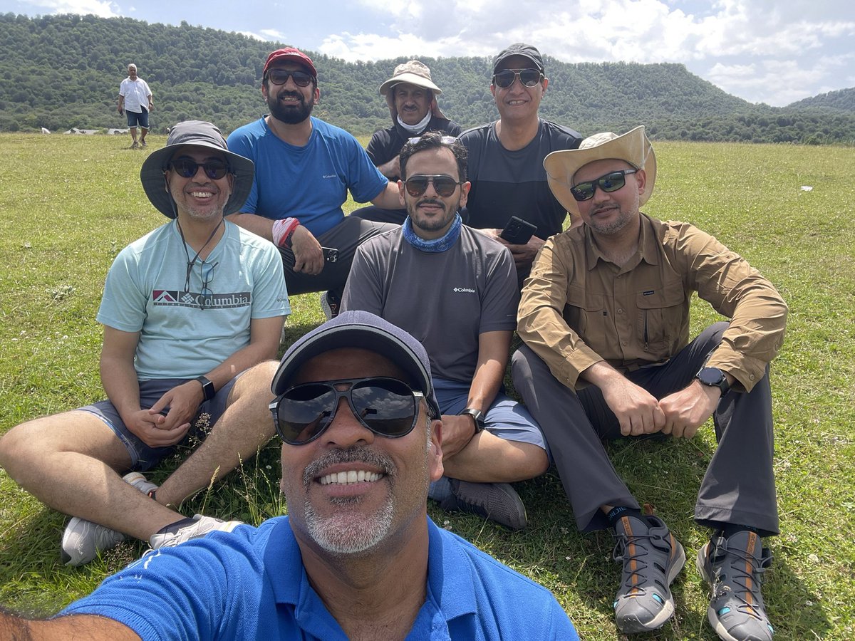 bakhsh911's tweet photo. Azerbaijan a beautiful place and having such company made it better (hiking trip) اذربيجان كانت رحلة ممتعة وما جعلها اكثر متعة الصحبة الجميلة . @hemamadv @DrIMIbrahim @Mahdi_sama @DrAlqarni @Hemamworld @amaar1416 https://t.co/AIZ6ZbwwC5